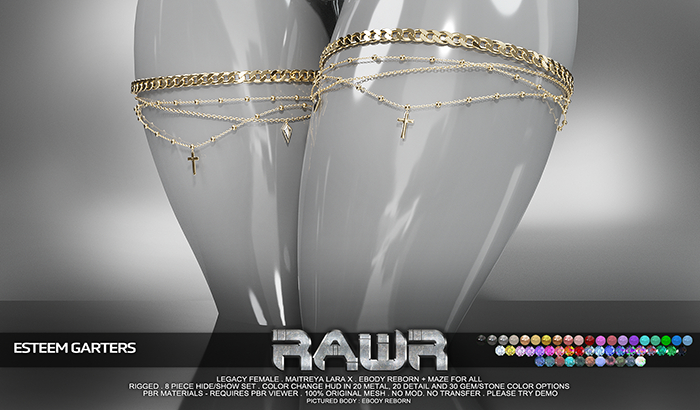 RAWR! Esteem Garters DEMO (add me)