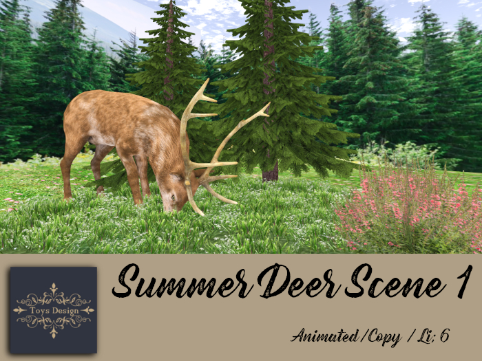 Toys Design - Summer Deer Scene 1 (box)