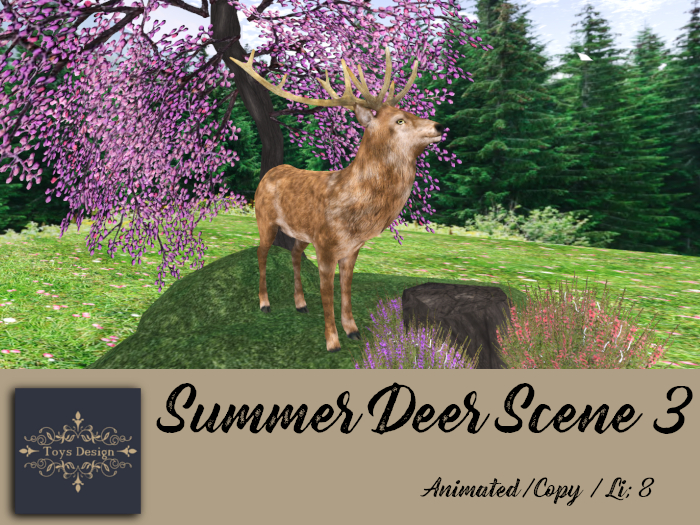 Toys Design - Summer Deer Scene 3 (box)