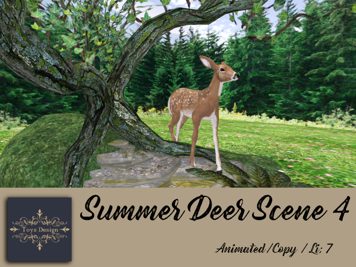 Toys Design - Summer Deer Scene 4 (box)