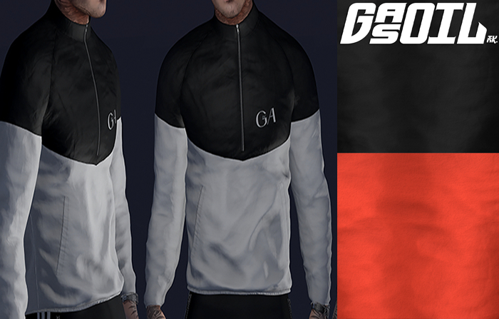 [GL - inc.] - Florian Anorak Black Orange