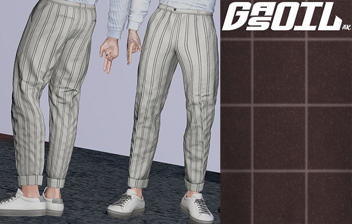 [GL - inc.] - Ezra  Trousers Square Brown Gift