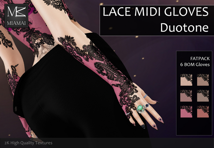 Miamai_Lace Midi Gloves BOM_Duotone