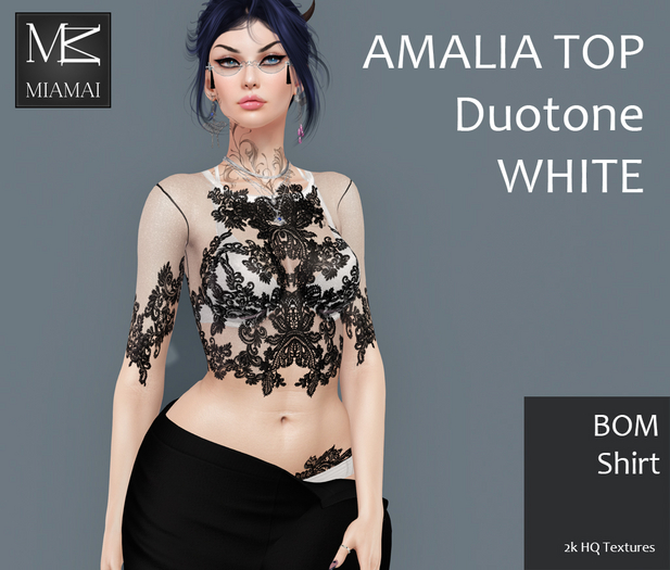 Miamai_Amalia Top BOM_Duotone White