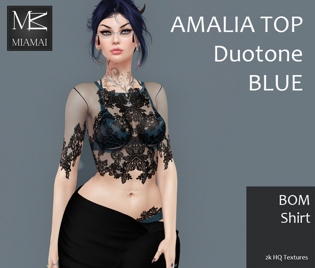 Miamai_Amalia Top BOM_Duotone Blue