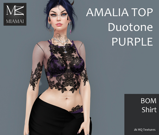 Miamai_Amalia Top BOM_Duotone Purple