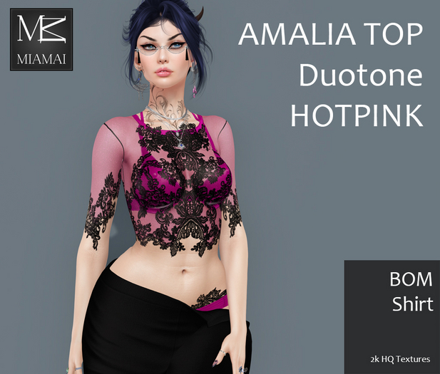 Miamai_Amalia Top BOM_Duotone HotPink