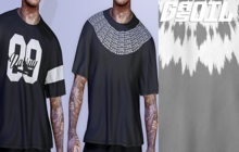 [GL - inc.] - Ethan T-shirt Gray Wave