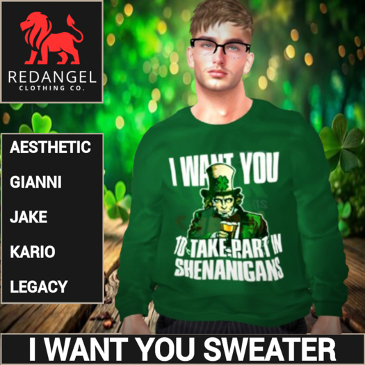 ST Patricks 25 - I Want You Sweater