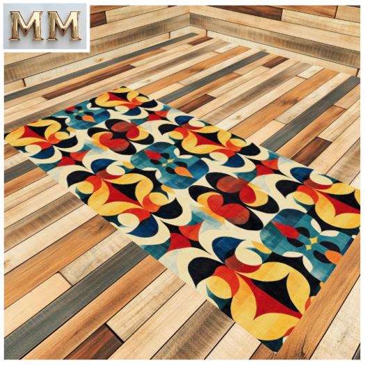 - M.M - Mesh Rug - 3 - Retro - 1LI