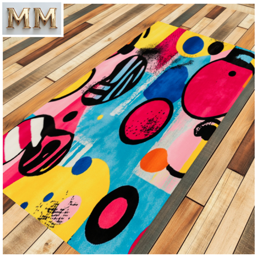 - M.M - Mesh Rug - 7 - Pop Art - 1LI