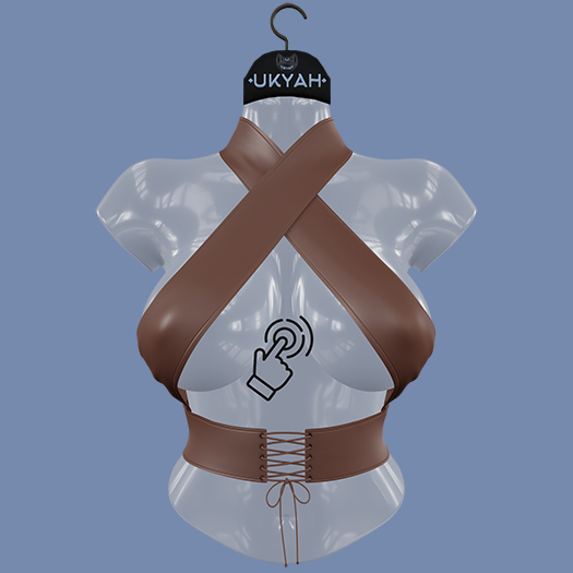 ~UKYAH~ Donatella Top (13 - Brown)