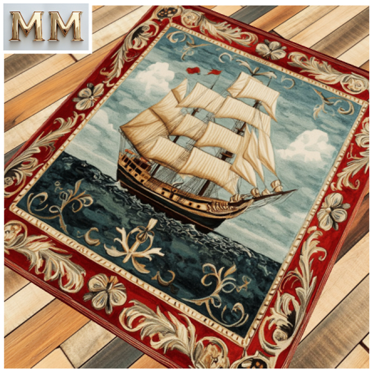 - M.M - Mesh Rug - 12 - Nautical - 1LI