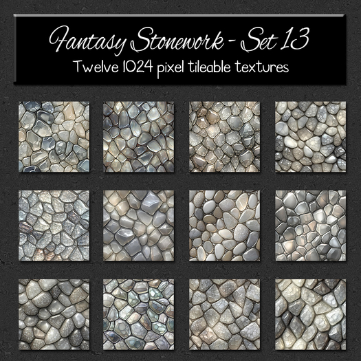 *Wallflowers* Fantasy Stonework - Set 13