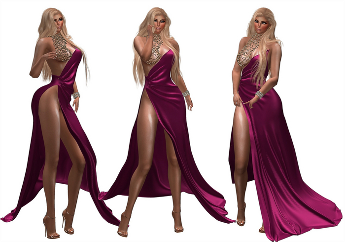 Pink Sexy Gowns Becky