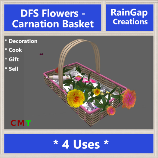 DFS Flowers - Carnation Basket