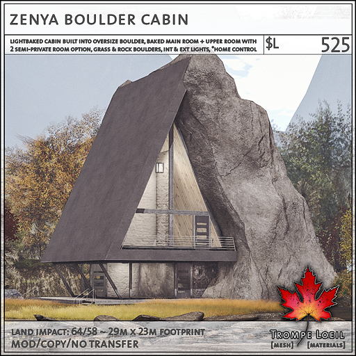 Trompe Loeil - Zenya Boulder Cabin [mesh]