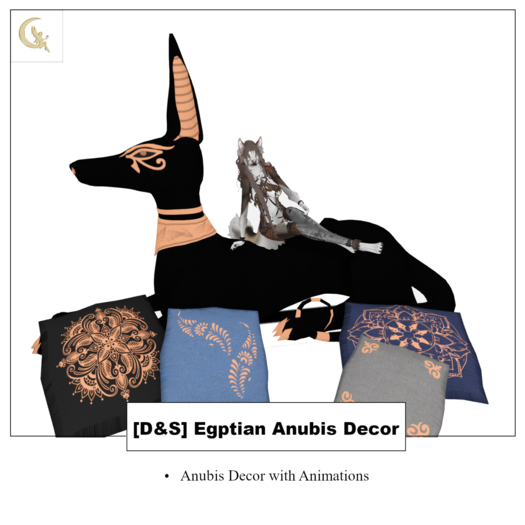 [D&S] Egyptian Anubis Decor