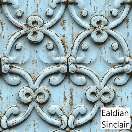 Painted Carved Paneling Seamless Texture