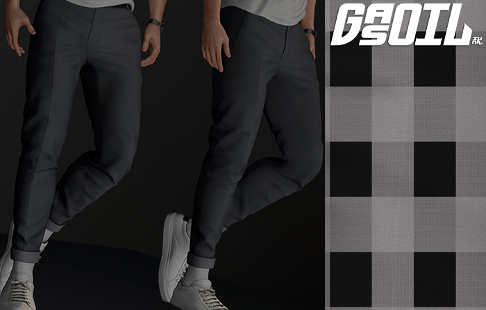 [GL - inc.] -Clement Trousers Checked