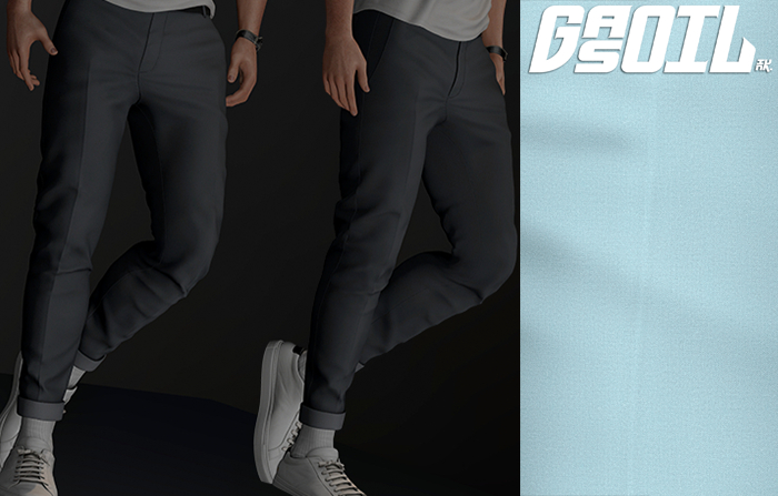 [GL - inc.] -Clement Trousers Azure