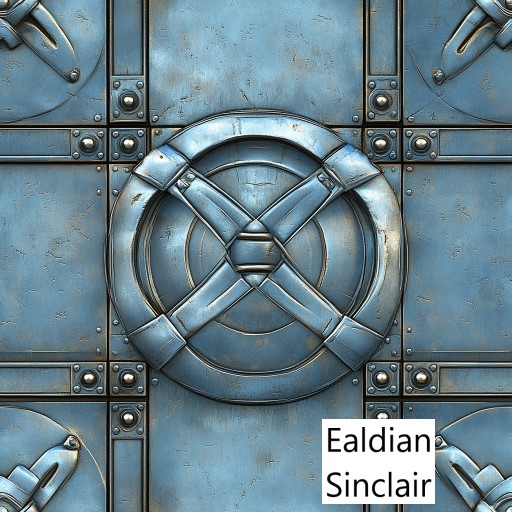 Celtic Steel Riveted Wall Seamless Texture