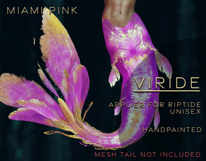 Second Life Marketplace - [AURO] : Te Moana - Viride - Pink - [RIPTIDE ...