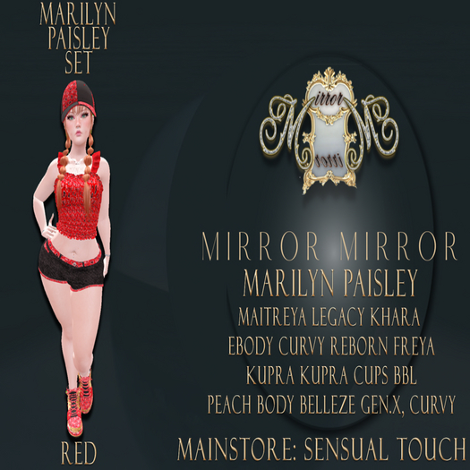 MARILYN SHORTS SINGLE RED