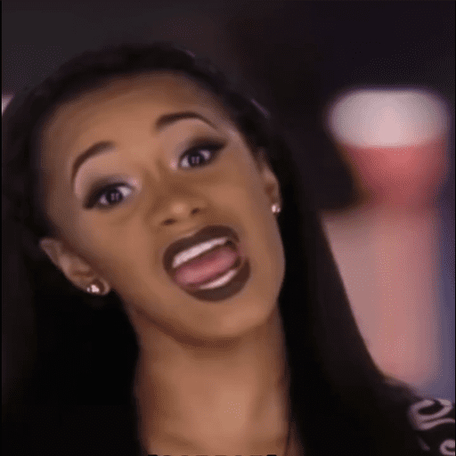 Cardi B - Smack her Gesture