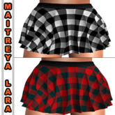 Daisy Plaid Skirts For The Maitreya Lara Body-2 Skirts