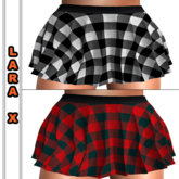 Daisy Plaid Skirts For The Lara X  Body-2 Skirts