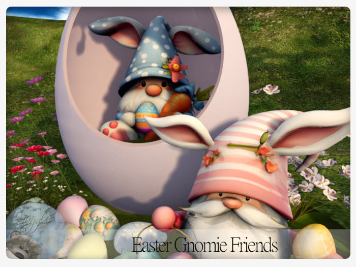 Easter Gnomie Friends By Snuggles 