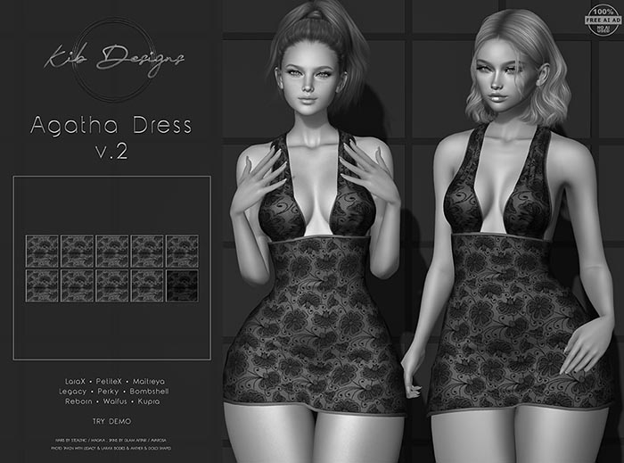 KiB Designs - Agatha Dress v.2 DEMO