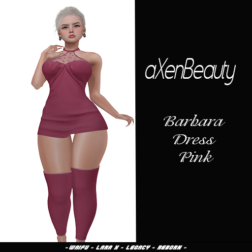 aX: Barbara Dress Pink