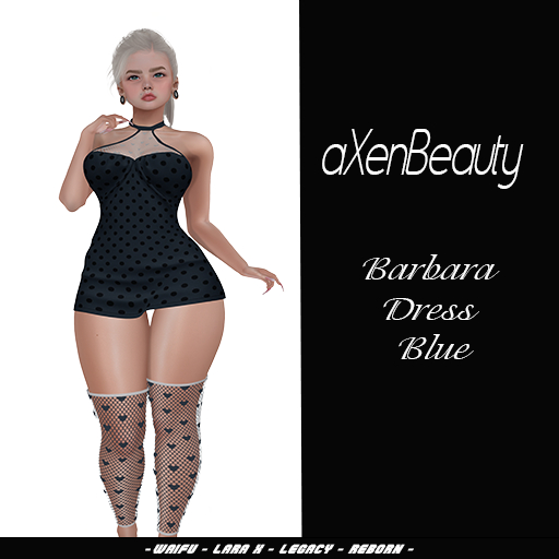 aX: Barbara Dress Blue