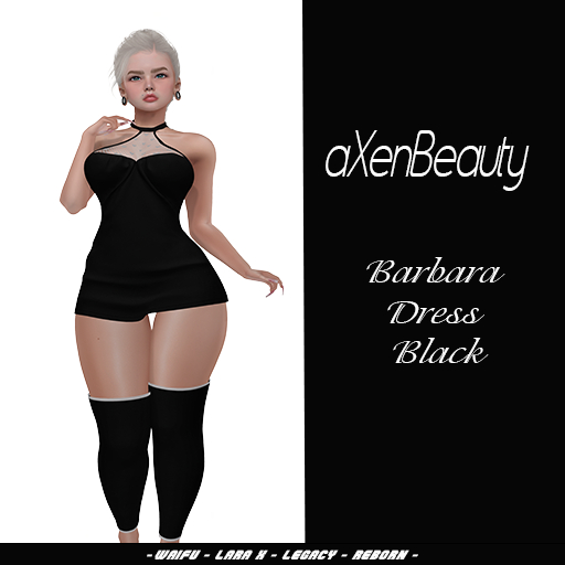 aX: Barbara Dress Black