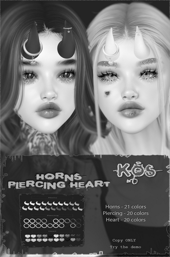 .KOS. Horns Piercing Heart - DEMO