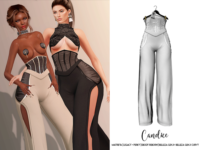 LEROY - Candice Pants - White