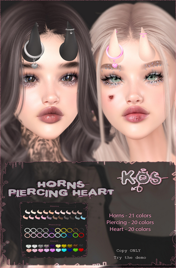.KOS. Horns Piercing Heart