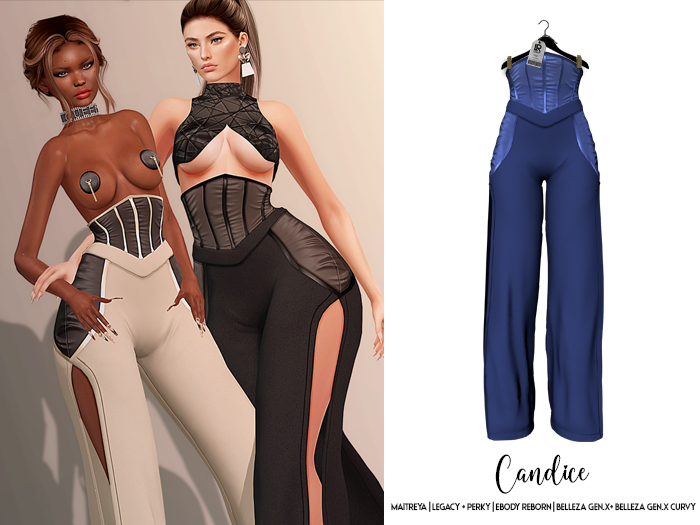 LEROY - Candice Pants - Starry Blue