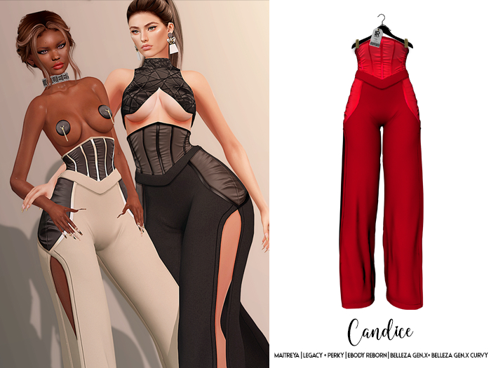 LEROY - Candice Pants - Red Apple