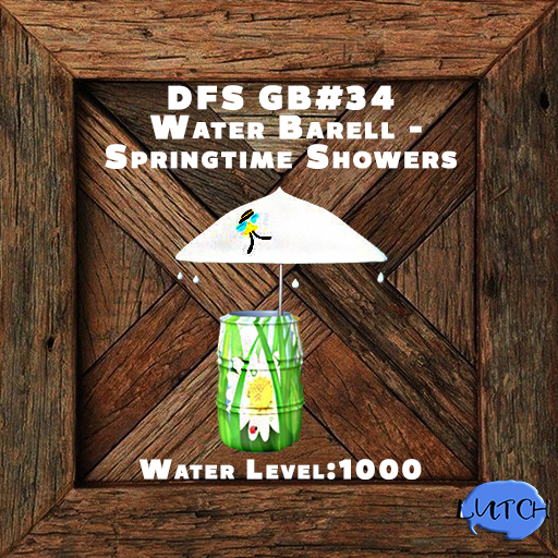 DFS GB#34 Water Barell - Springtime Showers