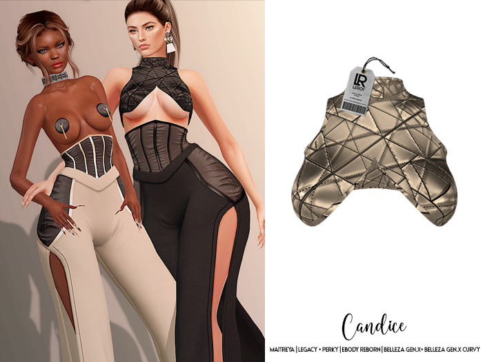 LEROY - Candice Cropped - Sand Gray