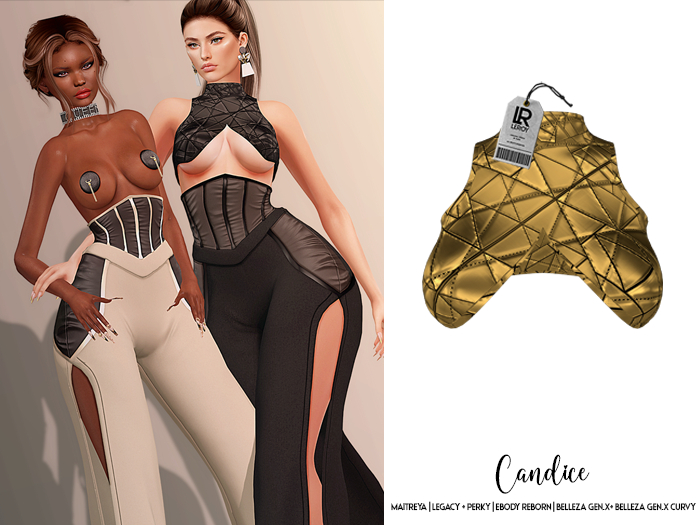 LEROY - Candice Cropped - Honeycomb