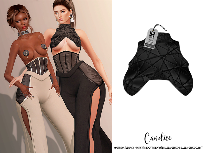 LEROY - Candice Cropped - Black