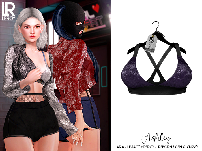 LEROY - Ashley Top - Purple
