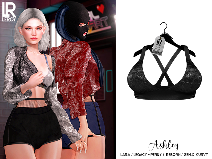 LEROY - Ashley Top - Black