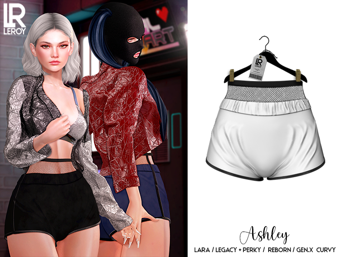 LEROY - Ashley Short - White