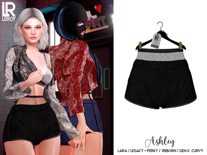 LEROY - Ashley Short - Black