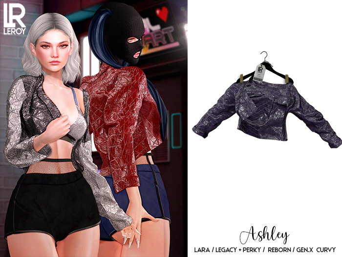 LEROY - Ashley Jacket - Purple